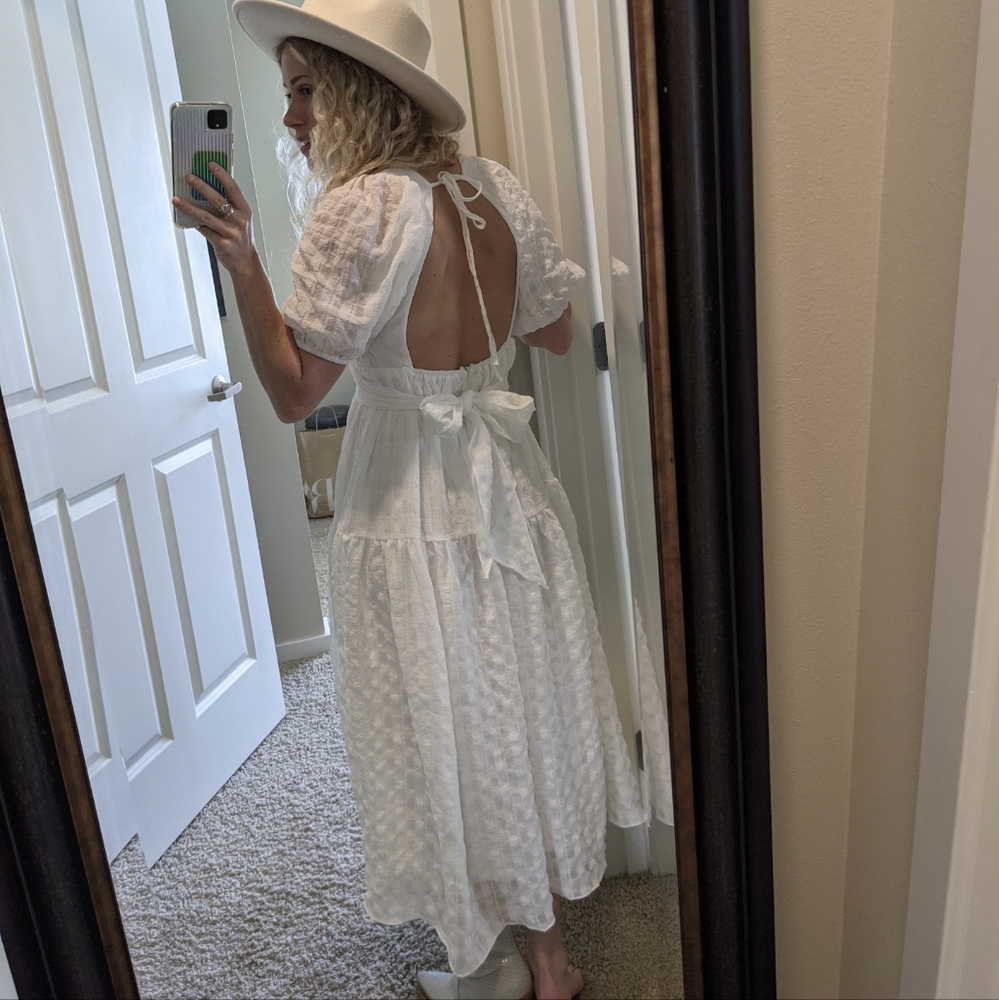 Lulu's White Maxi Dress - Picture 7 of 7